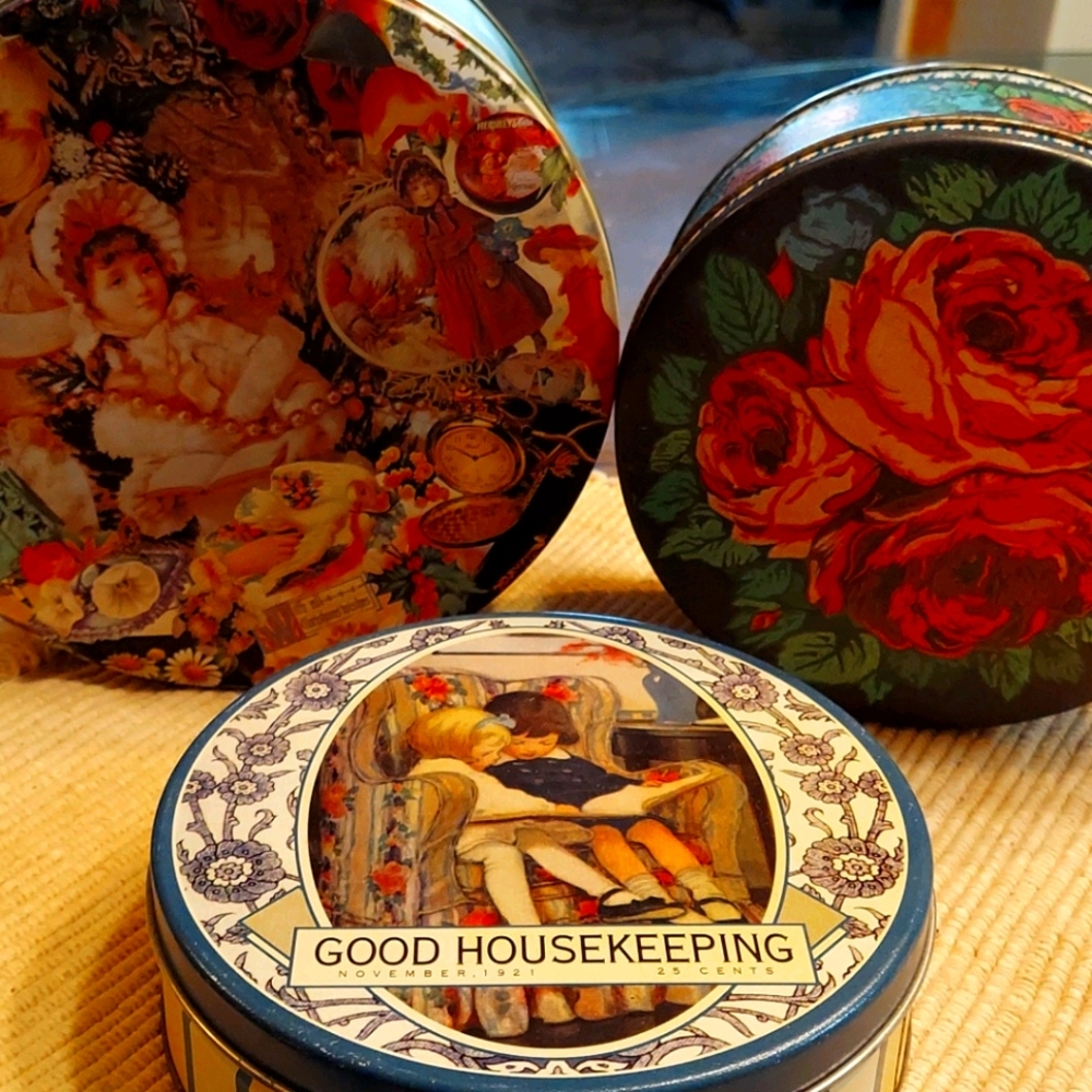 Vintage tin cans
